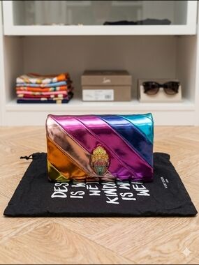 Kurt Geiger London Mini Kensington Long Flap Bag (NWT)